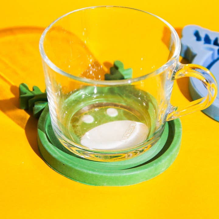 Molde para posavasos con cara de reno para venta al por mayor de Minimouldfactory