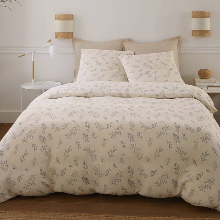 3-Piece Duvet Cover Set 260x240cm 100% Cotton Gauze Printed Liveo for wholesale by BATON ROUGE