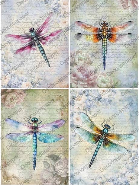 DRP115 - Rice paper A4 for wholesale by Decoricepaper