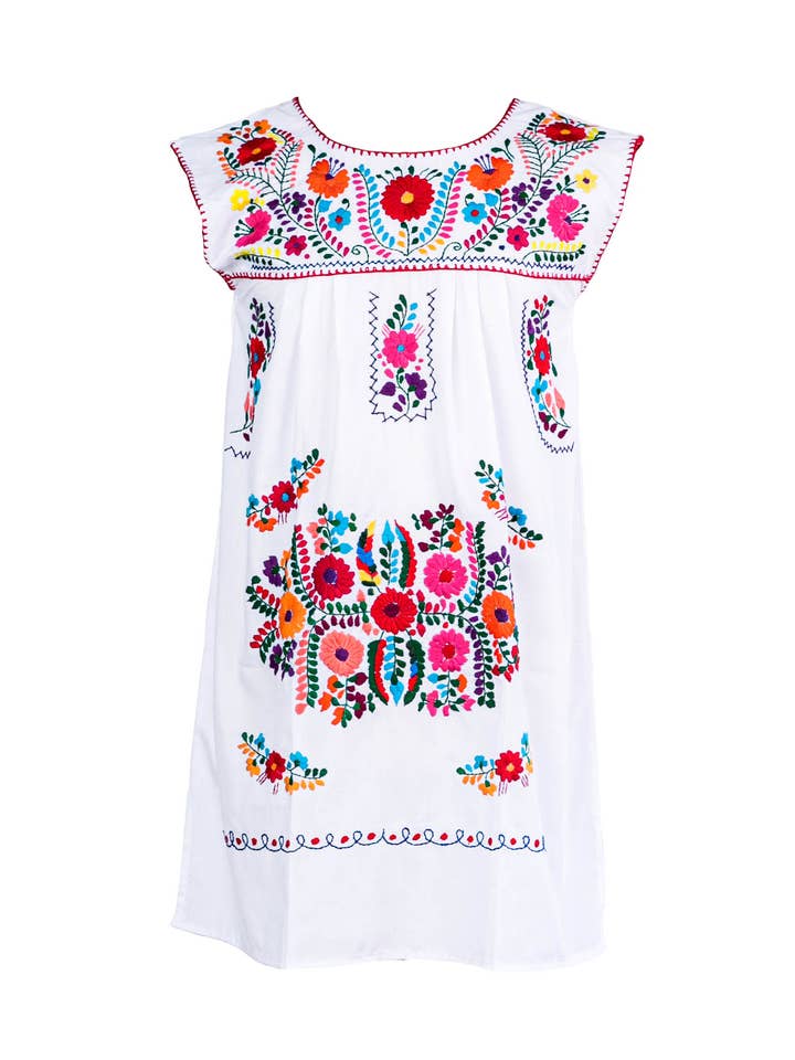 Traditional Sleeveless Mexican Dresses for wholesale by SIDREY