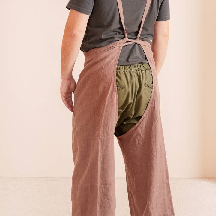 LinenQ - Wholesale Apron - Linen pottery apron in various colors8