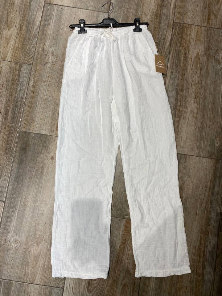 LÉA & LUC - Wholesale Pants - Women's - 100% cotton trousers REF.30132C