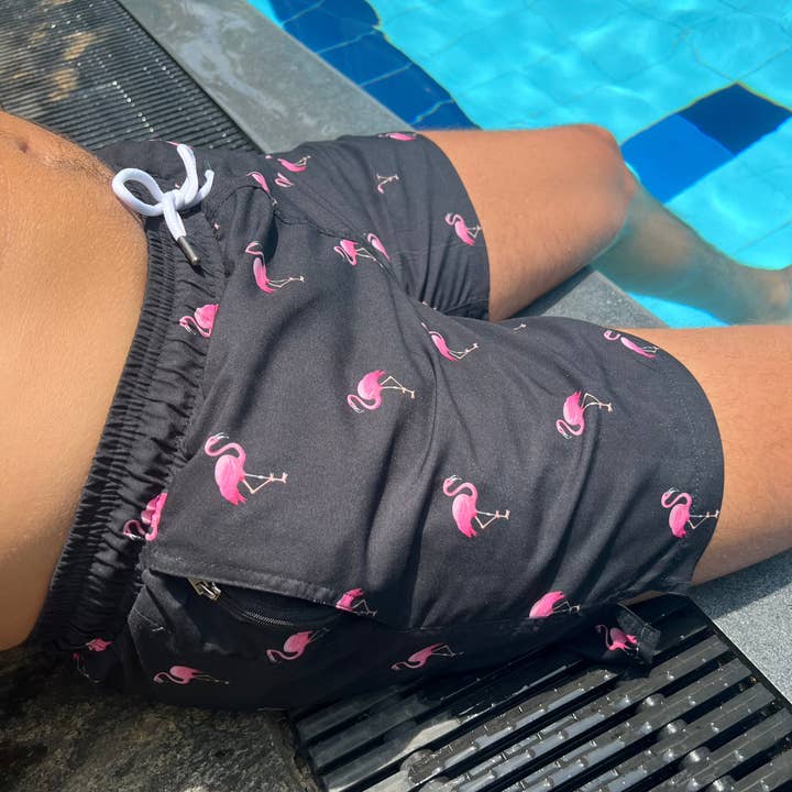 Ton Sur Ton - Wholesale Swim Bottoms - Men's - Pink Paradise - Swim Shorts4