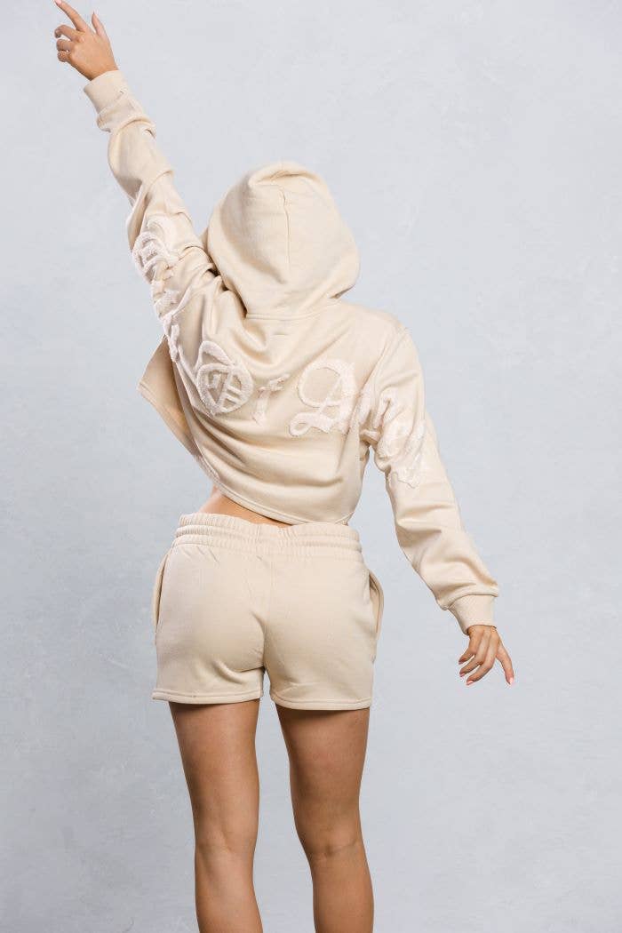 Trio Urban - Wholesale Loungeset - Dames - City of Angels set met crèmekleurig lettertype, tweedelig0