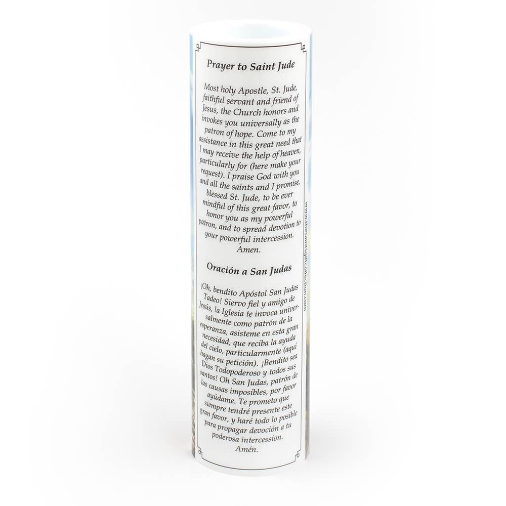 The Saints Collection – wholesale Flameless candle – The Saints Collection - St Jude Prayer Candle1