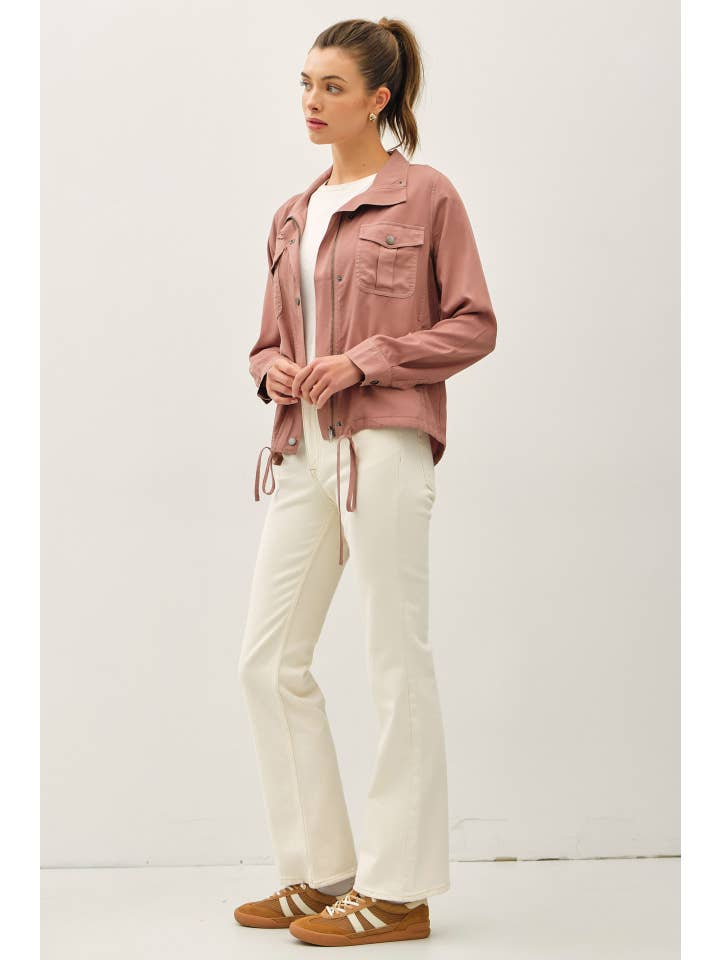 Be Cool - Wholesale Jacket - Women's - CLASSIC UTILITY ZIPPER SAFARI JACKET6