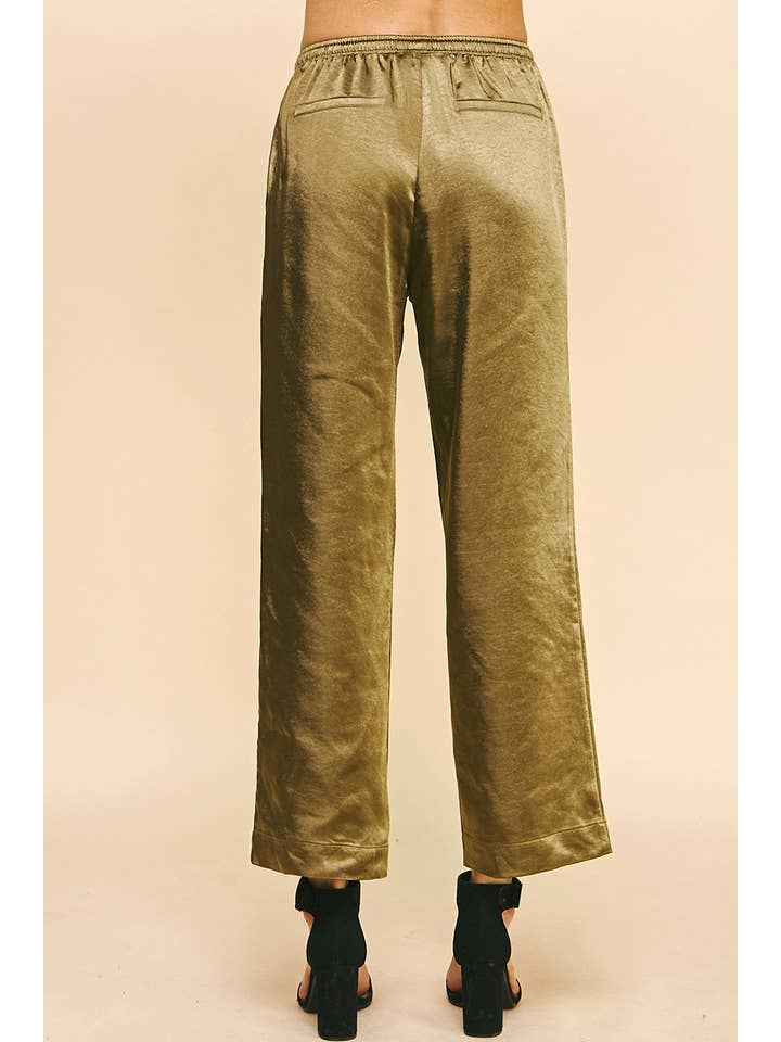 PINCH - Wholesale Pants - Women's - SATIN STRAIGHT PANTS - 5370B11