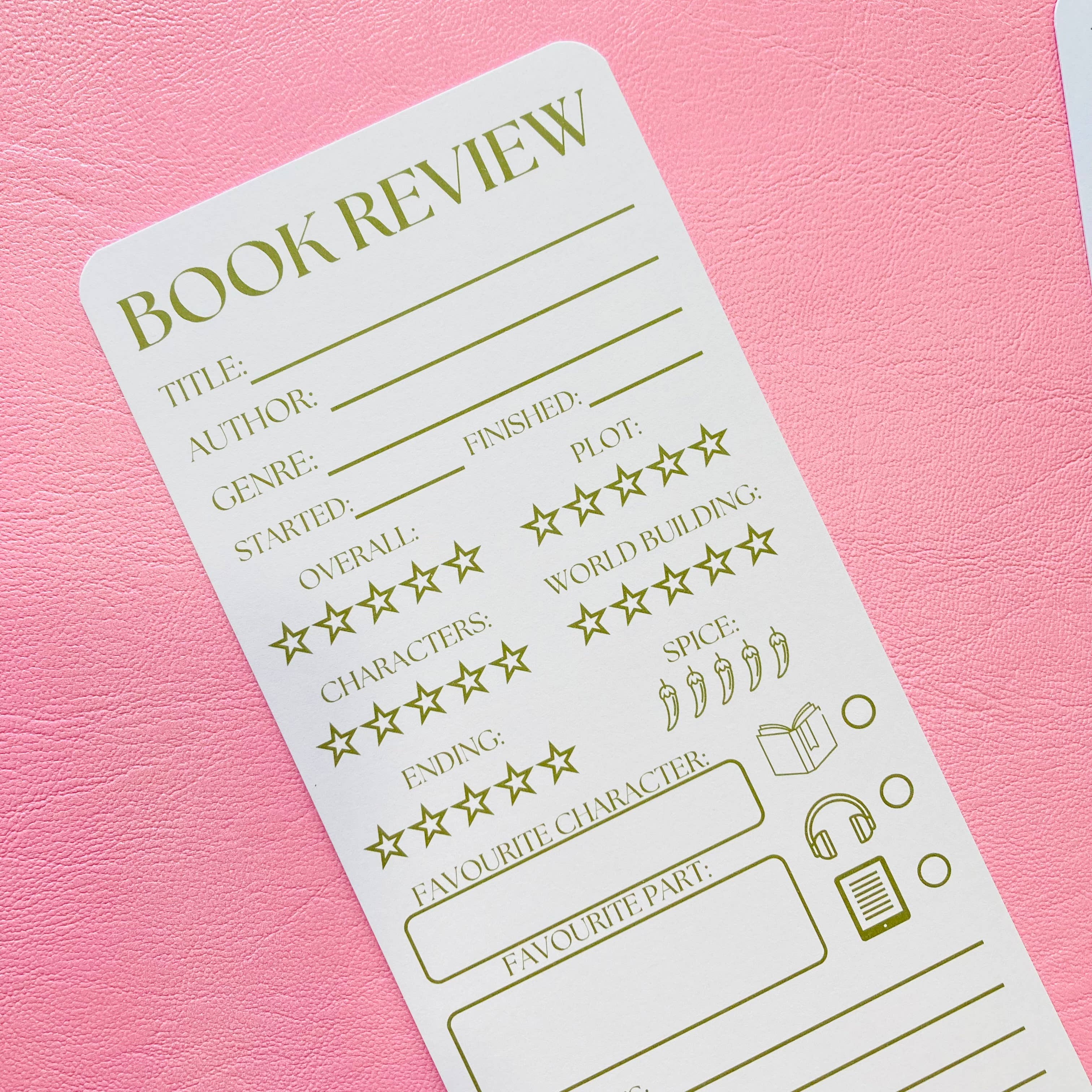 Chapter & Ink – wholesale Bookmark – Book Review Bookmark4