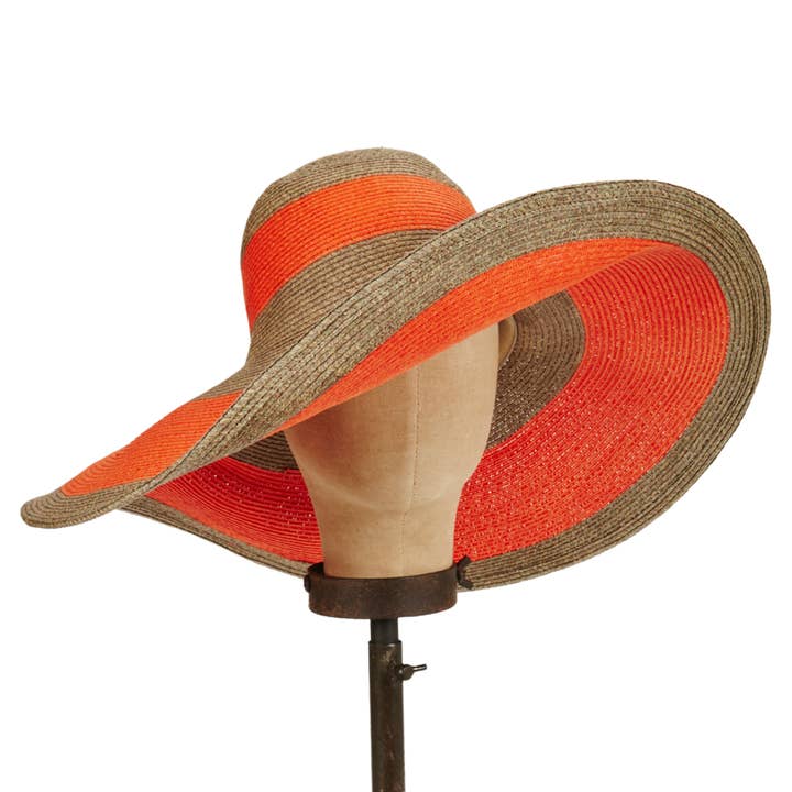 Wide Brim Packable Sun Resort Hat for wholesale by Kathy Jeanne Millinery