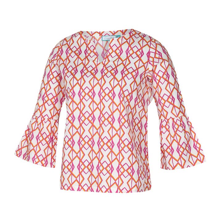 Mod About You Savannah Ruffle Sleeve Top, Women's for wholesale on Faire2