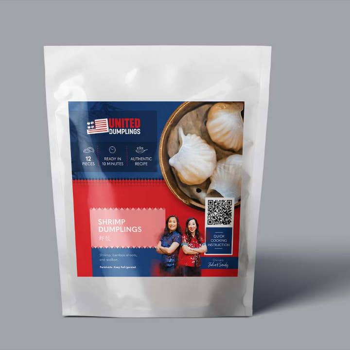 United Dumplings - Wholesale Shelf Stable Prepared Meal - Shrimp Dumplings (24)