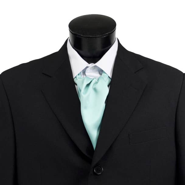 Selini New York - Wholesale Necktie – Men’s - Solid Satin Poly Ascot13