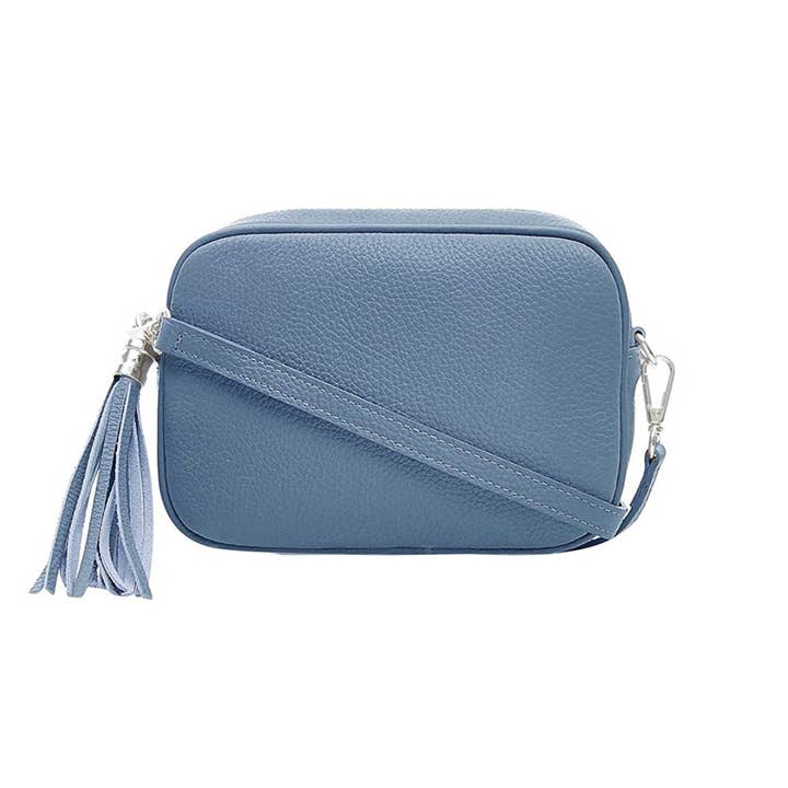 Ellas Trading - Wholesale Crossbody Bag - Women's - Italian Leather Camera Crossbody Bag with Tassel Charm10