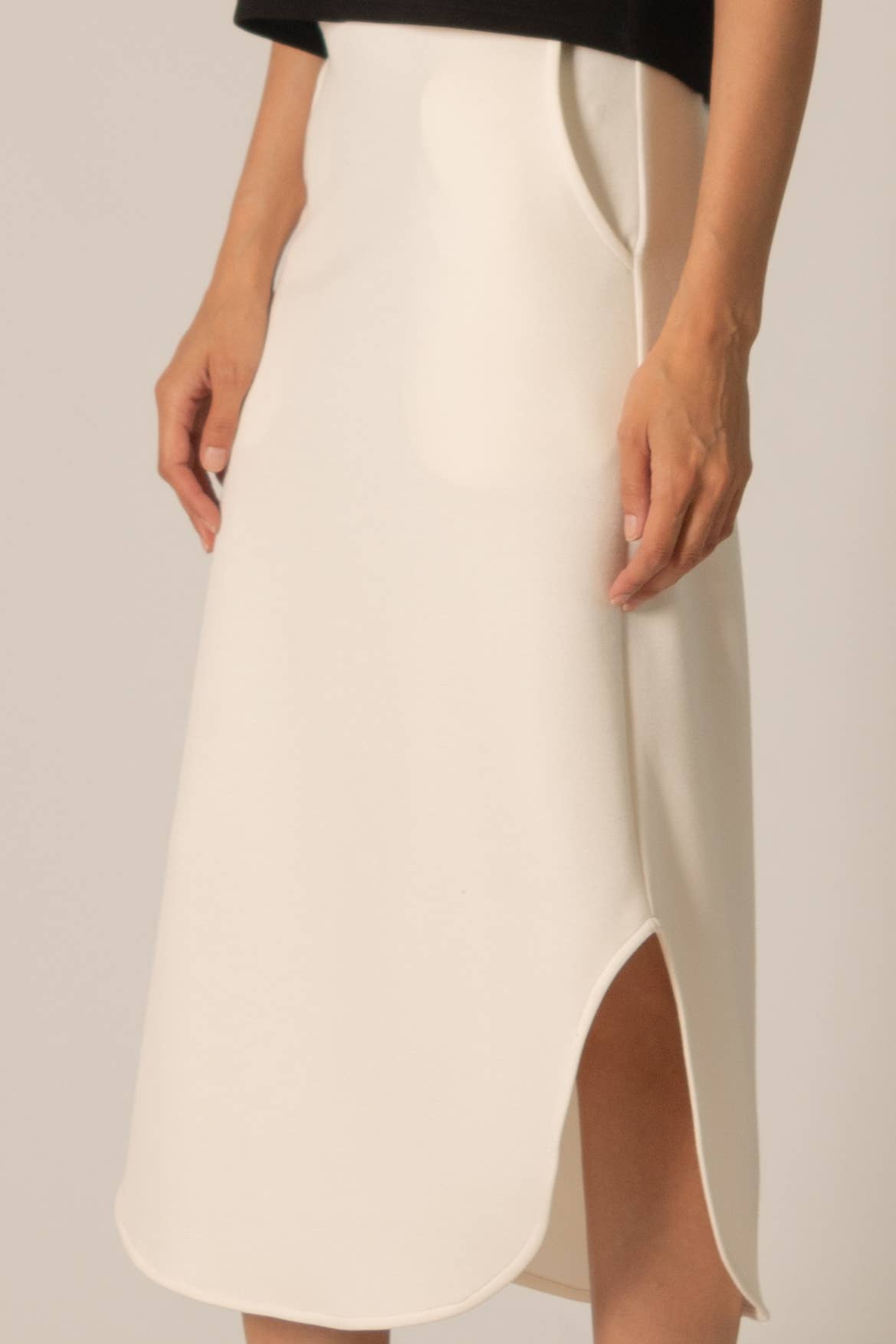 P. CILL - Vendita all'ingrosso Gonna - Donna - Gonna midi in modal Butter P. CILL23