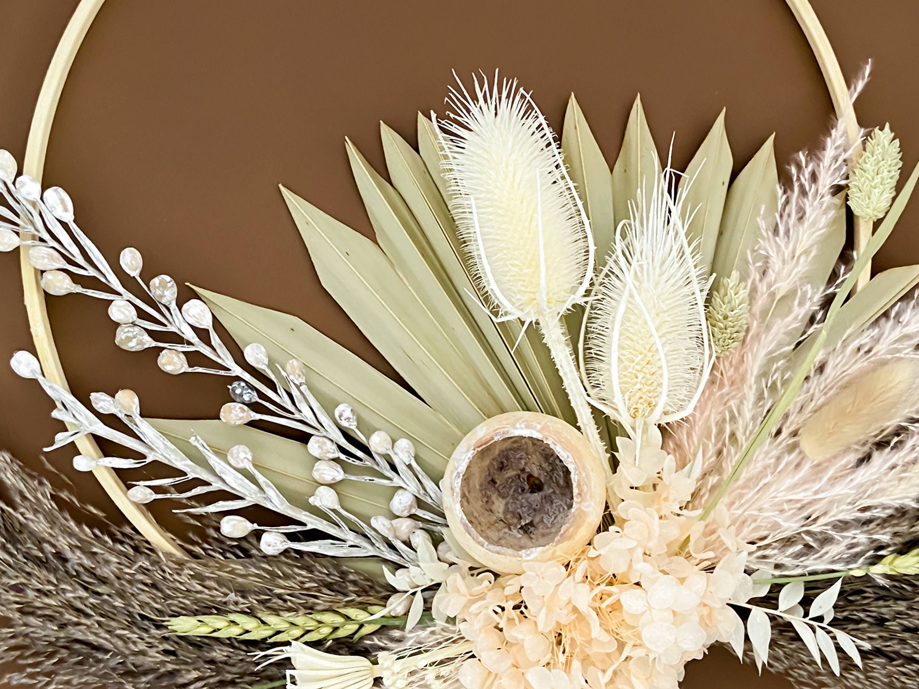 OLFFE - Wholesale Wreath - Neutral Dried Flowers Wreath1