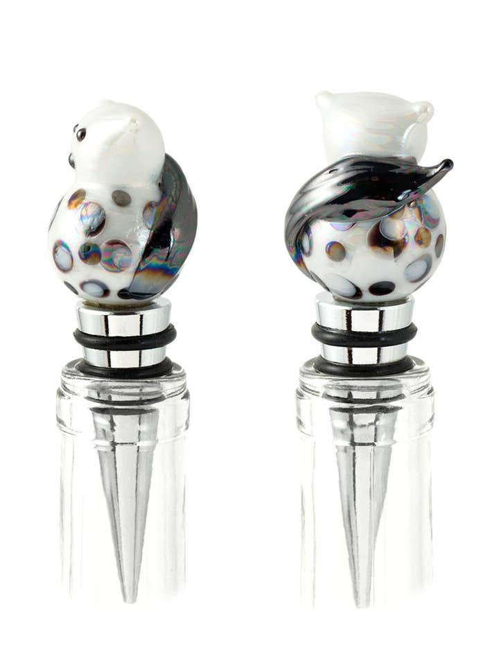 Söt kattunge glasflaskpropp för wholesale av Value Arts