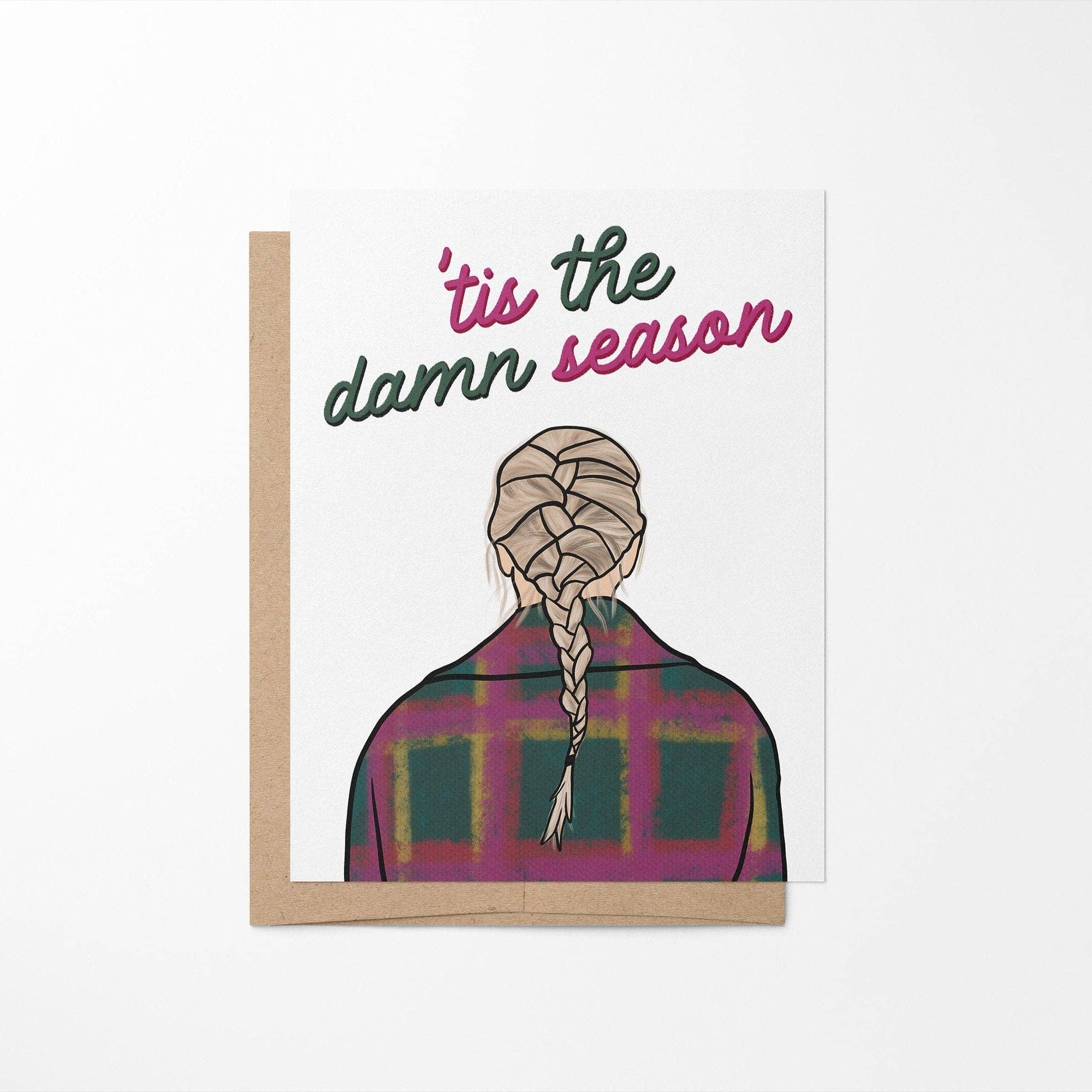 MangoIllustrated - Wholesale Christmas Card - Tis the Damn Season greeting card2