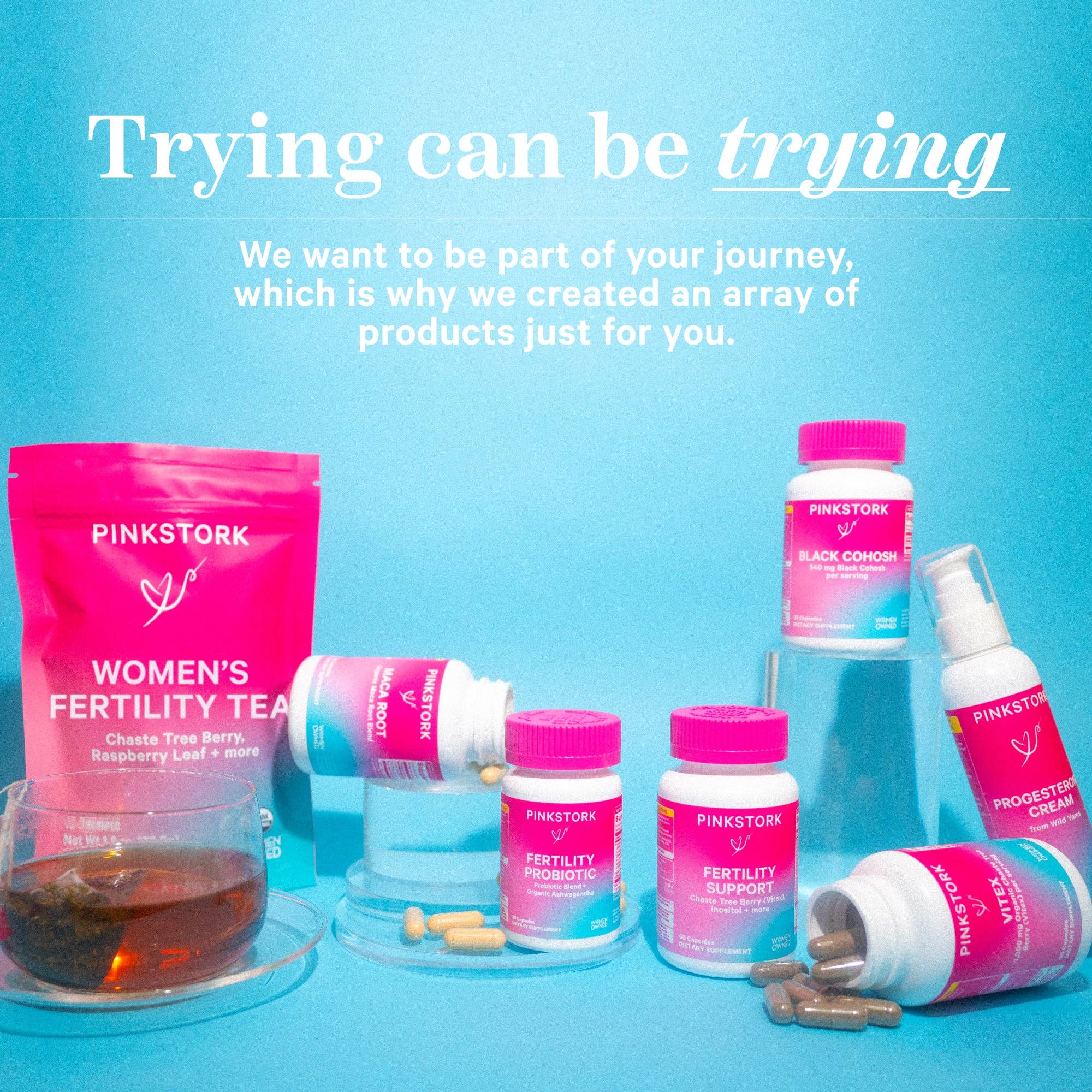 Pink Stork - Venta al por mayor Infusión de lactancia - Té para la fertilidad Pink Stork8