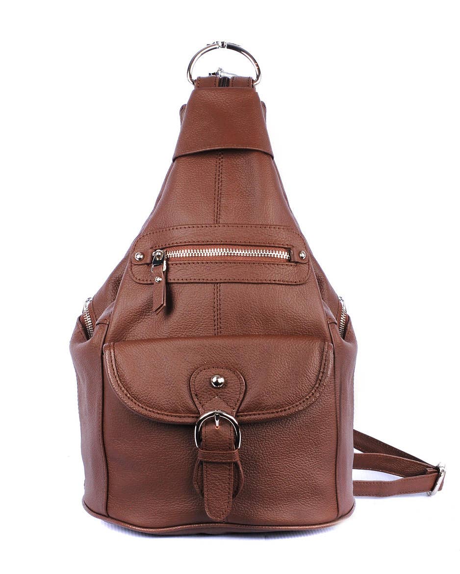 Roma Leathers, Inc. - Wholesale Backpack - Women's - 3611H cowhide leather back pack1
