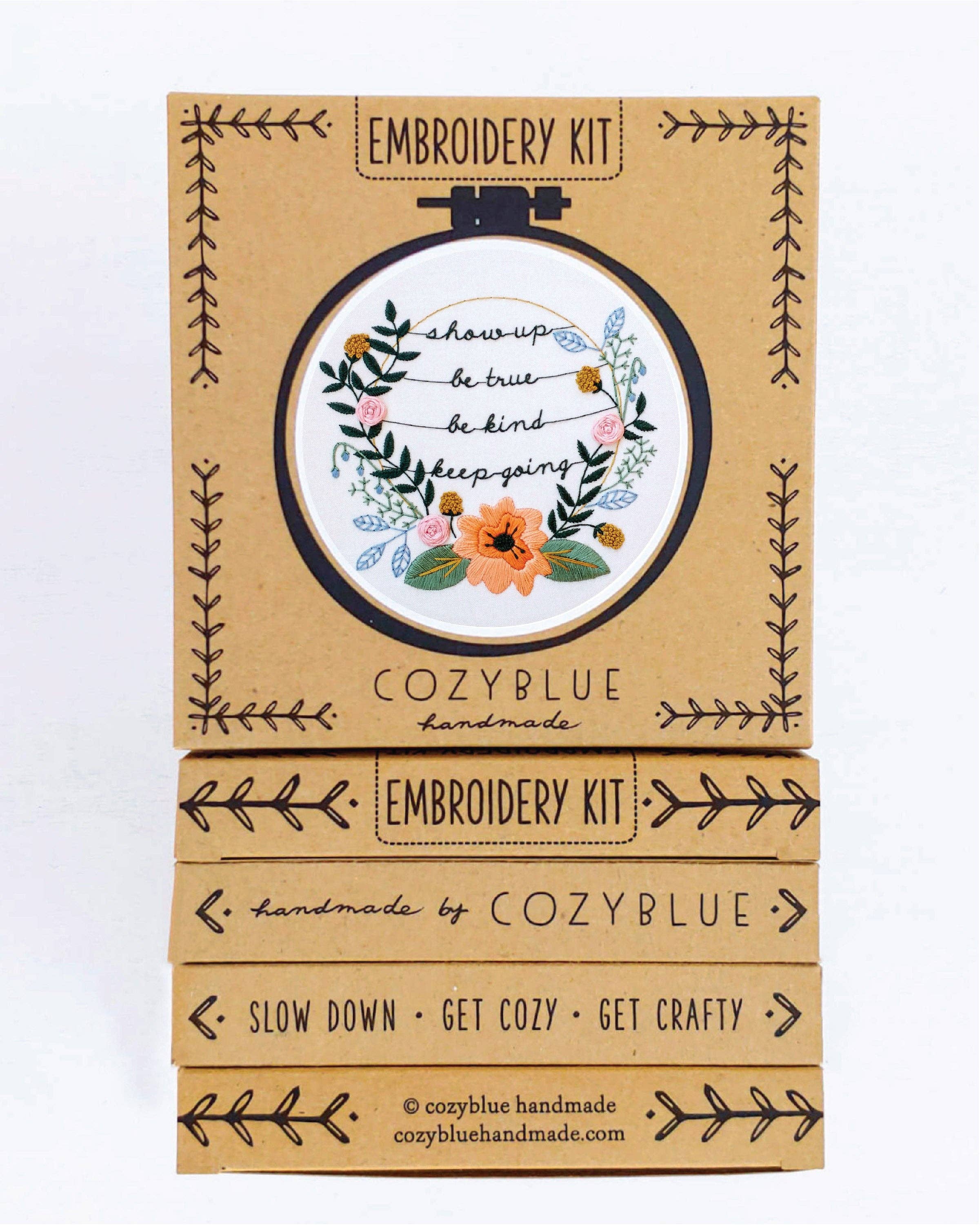 cozyblue handmade - Wholesale Embroidery/Cross Stitch Supplies - show up embroidery kit1