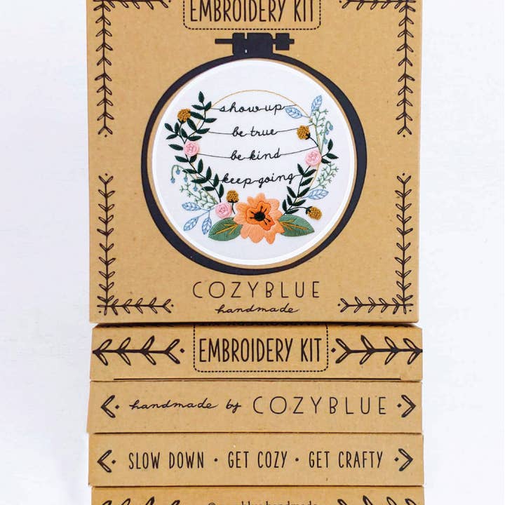 cozyblue handmade - Wholesale Embroidery/Cross Stitch Supplies - show up embroidery kit1