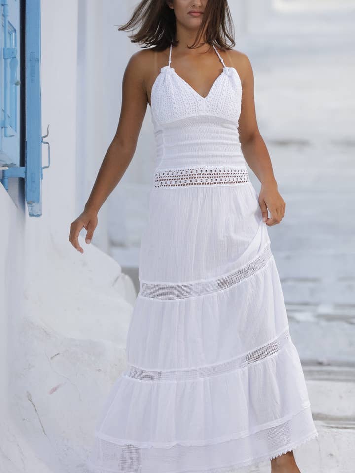 Hampton Dress for wholesale by Cotton Natural