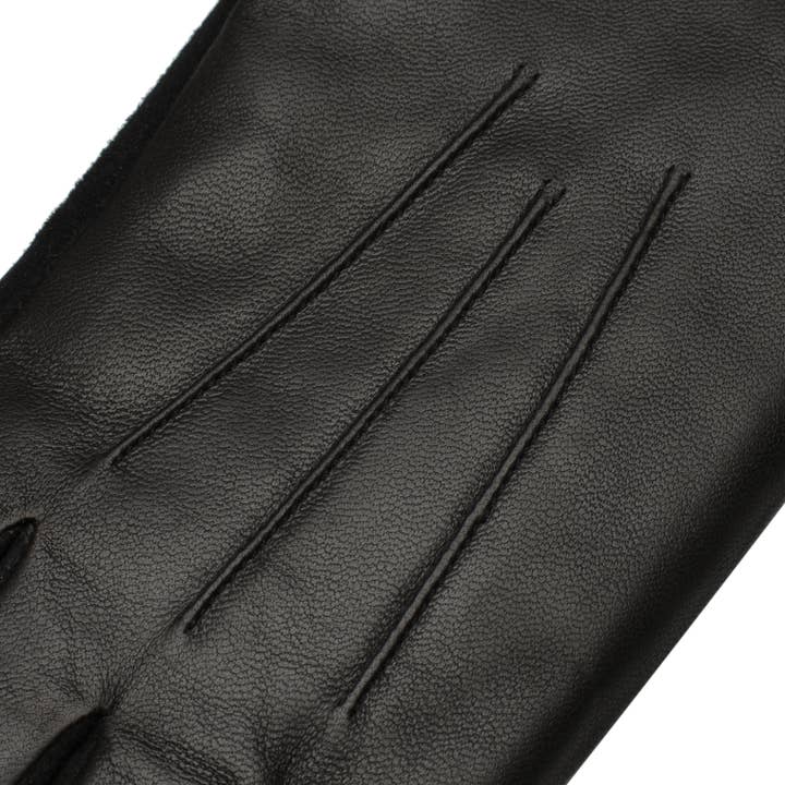 1861 Glove Manufactory - Vendita all'ingrosso Guanti - Donna - Guanti in pelle neri Sassari 3