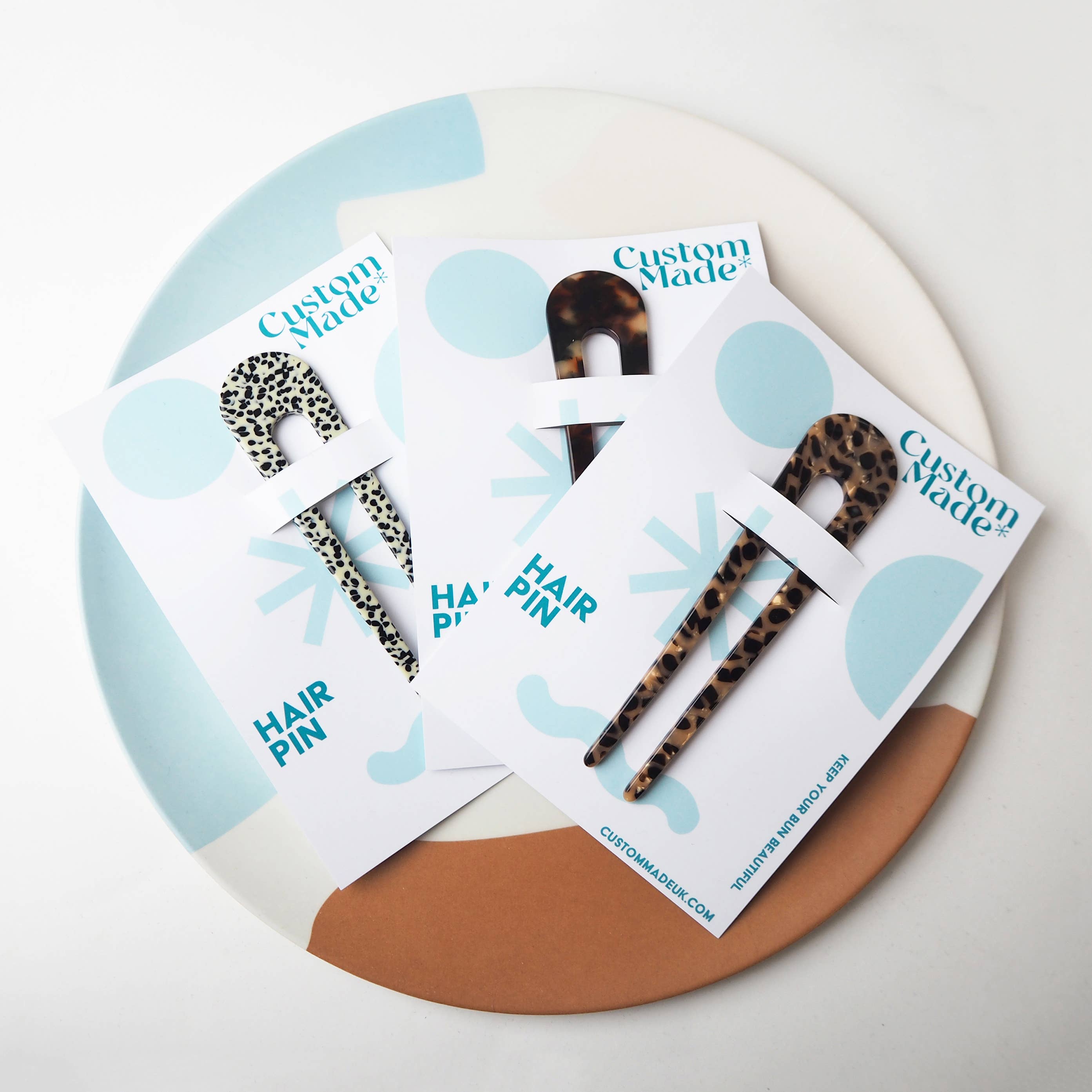 Custom Made - Wholesale Hair Pin - Foret Acetate Resin French Hair Pin6