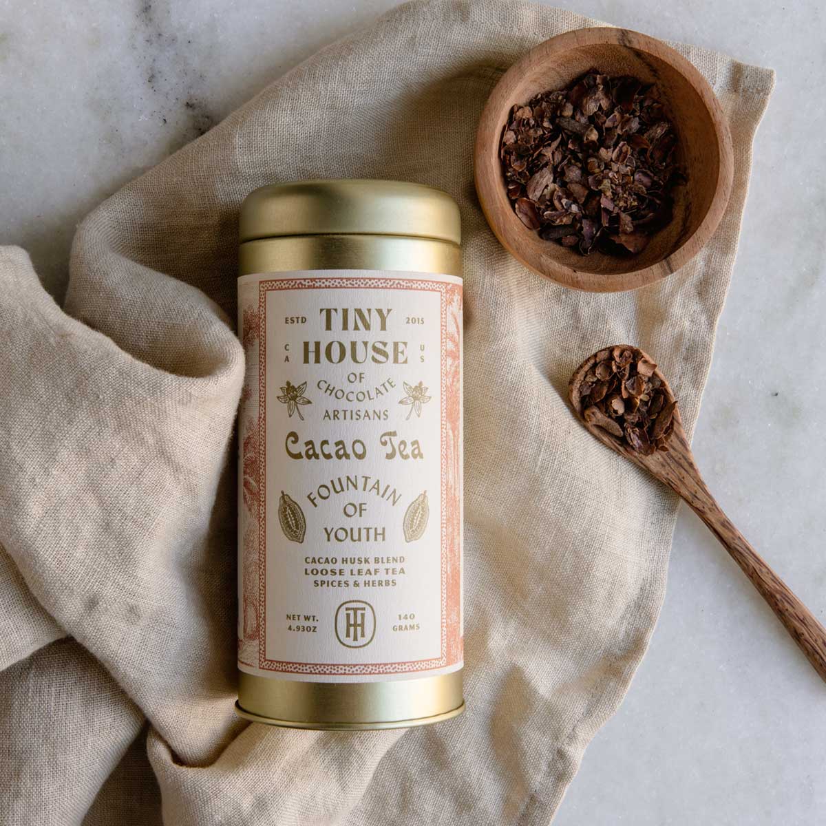 Tiny House Chocolate - Wholesale Loose Tea - Cacao Tea1