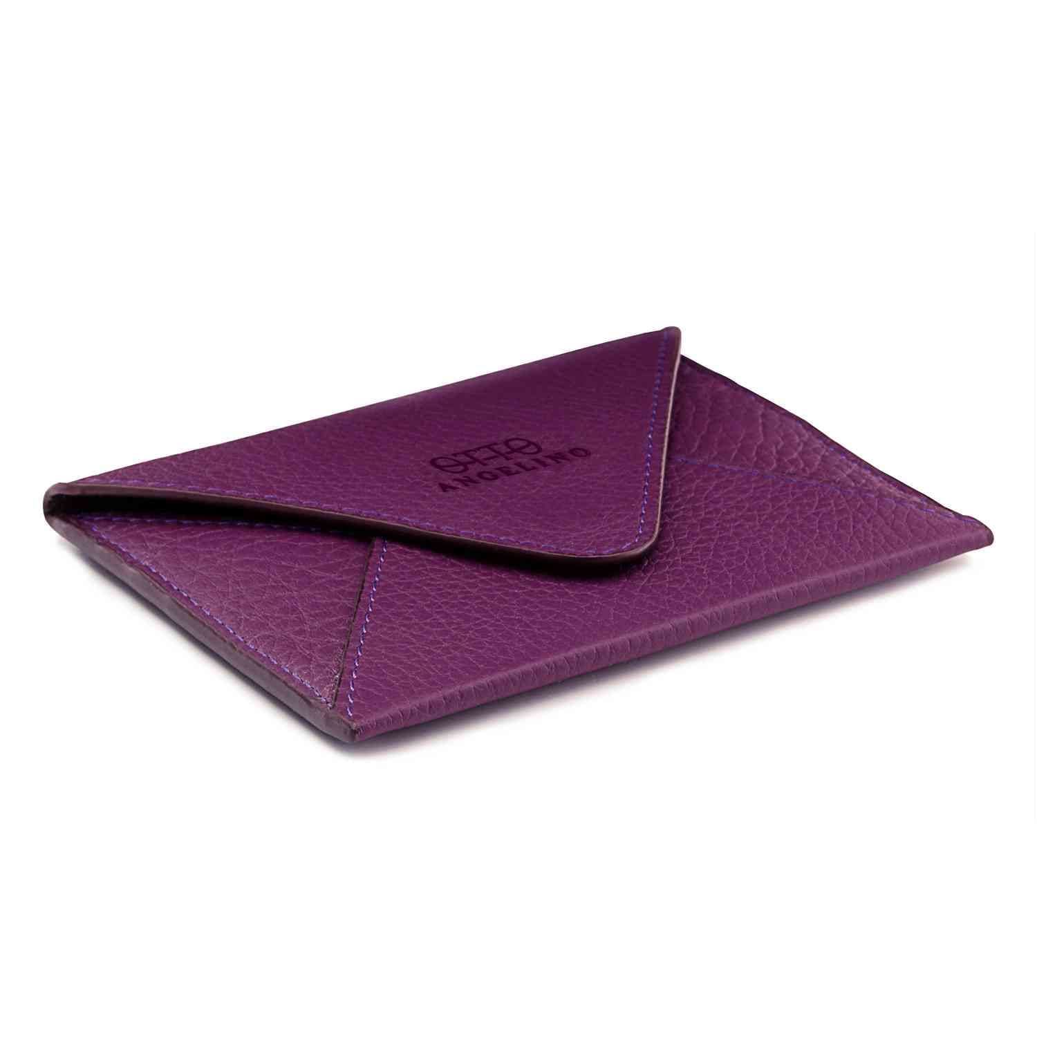 Londo - Wholesale Card Holder - Unisex - Otto Angelino Top Grain Leather Credit Card Holder and Travel Wallet Envelope with Magnetic Clasp, Credit Card Holder with Multiple Slots17