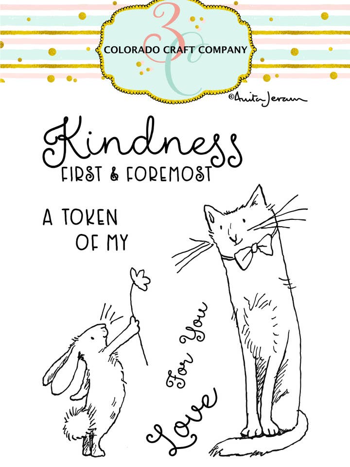 AJ497 Anita Jeram ~Kindness First for wholesale by Colorado Craft Company