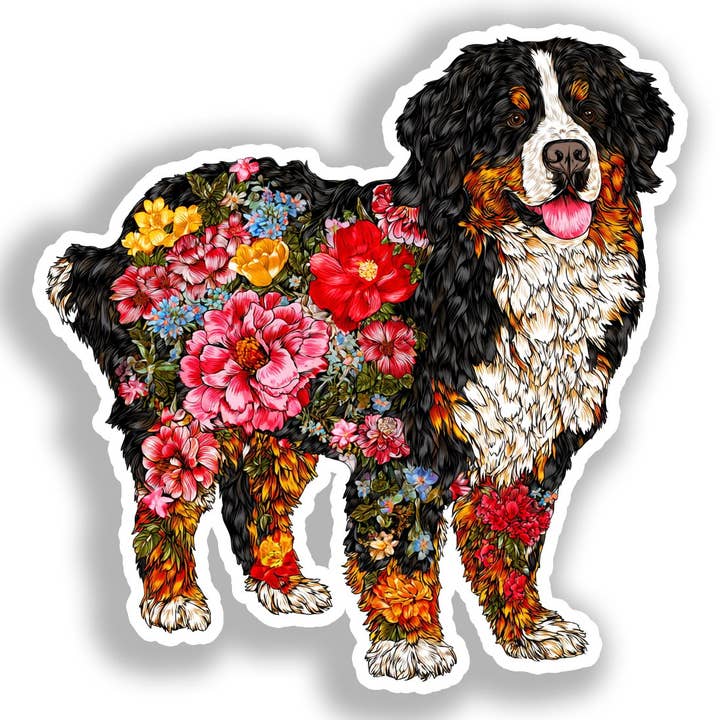 Autocollant Décalque Chien de Montagne Bernois # A018606 pour la vente par Yoonek Graphics