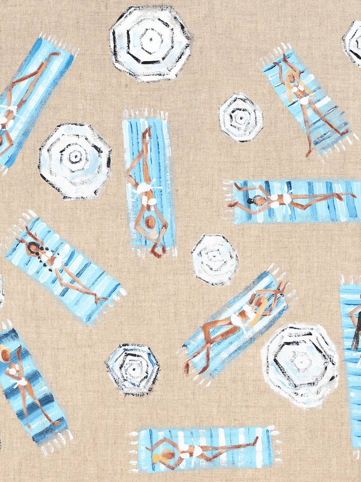 Baden Schoonheden Blauw voor wholesale door KPalm Fine Art