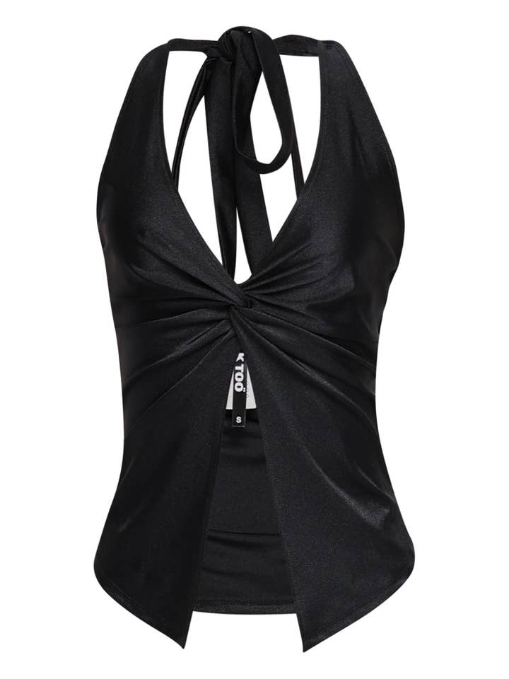 TOP DE NYLON COM FRENTE NÓDULO por atacado de K Too