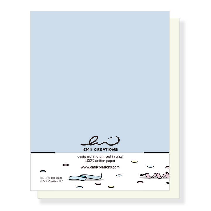 Emii Creations - Wholesale Birthday Card - Growing Old Sucks Boba Birthday Card