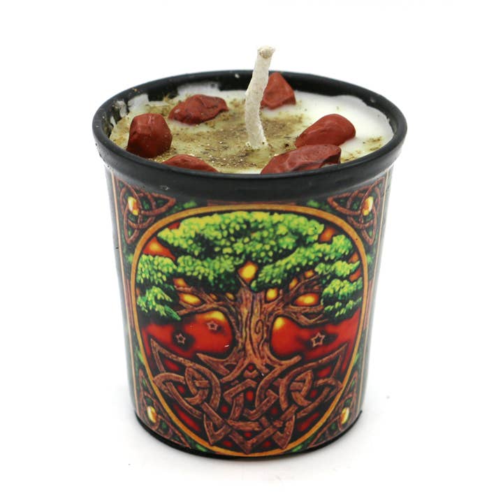 Candele votive profumate Tree of Life (6) per la vendita all'ingrosso da parte di Designs by Deekay Inc.