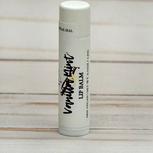 Vanilla Mint Læbepomade for engroshandel hos Friz Drip Bath & Body