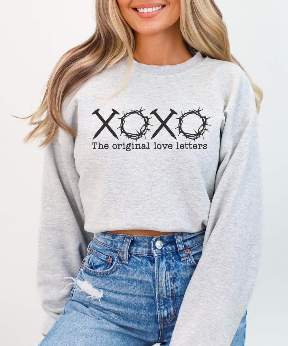 Desert Raine - Wholesale Graphic Sweatshirt - Women's - XOXO The Original Love Letters - Crewneck Sweatshirt3