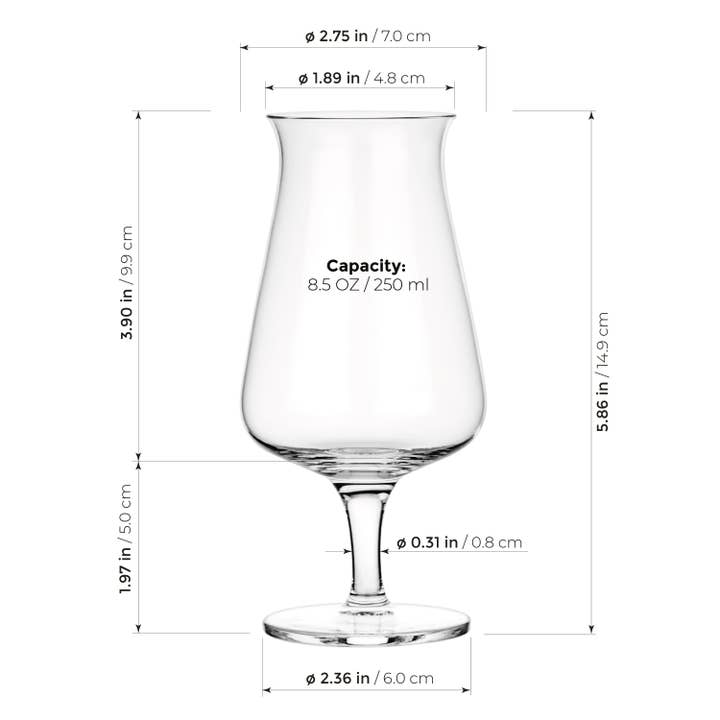 TEALYRA / LUXBE - Vente Verres à cocktail/alcool - Luxbe - Verres à whisky Bourbon Cristal Snifter, 8,5 oz4