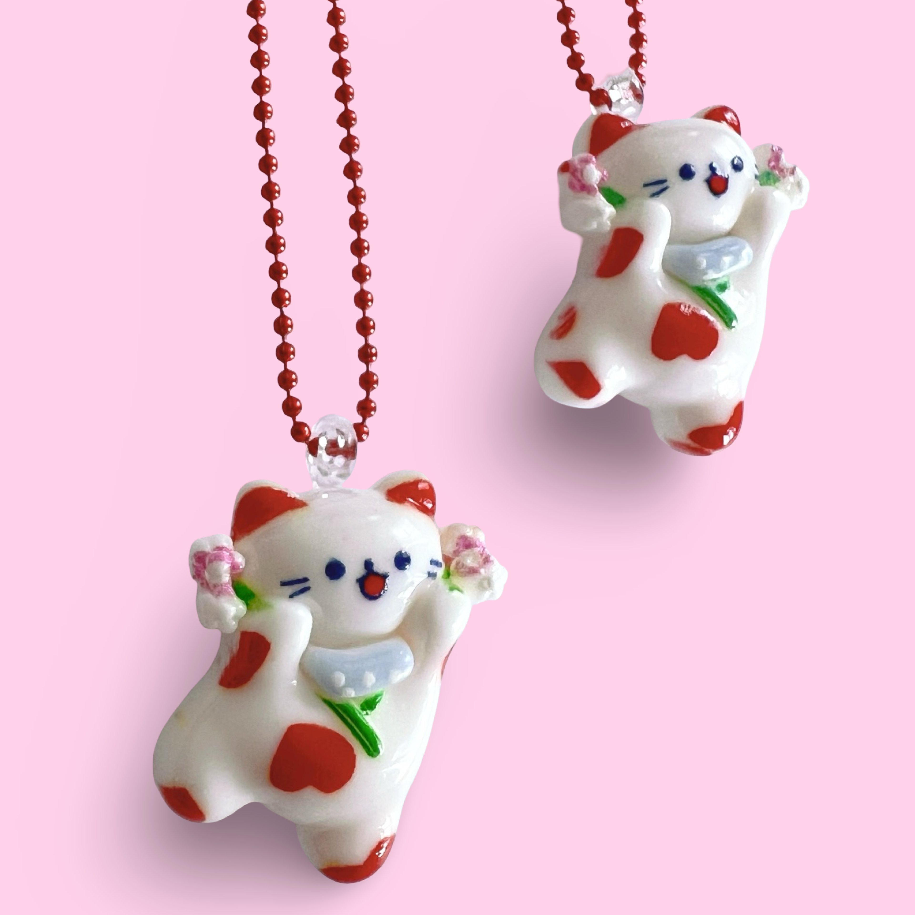 Pop Cutie Accessories & Gifts - Wholesale Kids Necklace - Kids -  Lucky Meow Cat Charm Necklace – Kawaii Handmade in Gift Box4