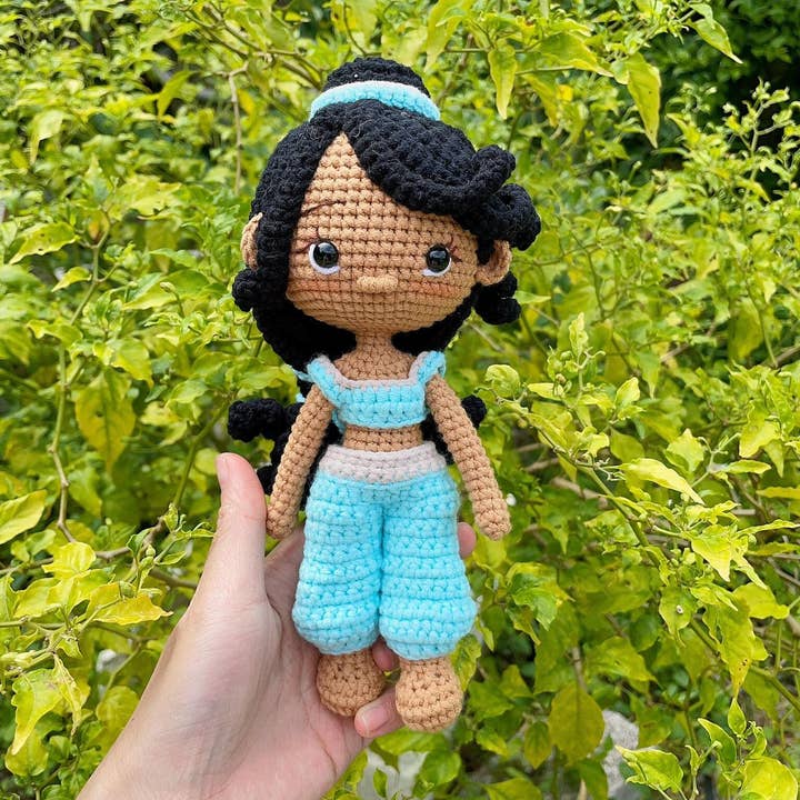 Anh2 LTD - Wholesale Doll - Kids - Set of 12 Crochet Princess Dolls, Handmade Gift for Girls