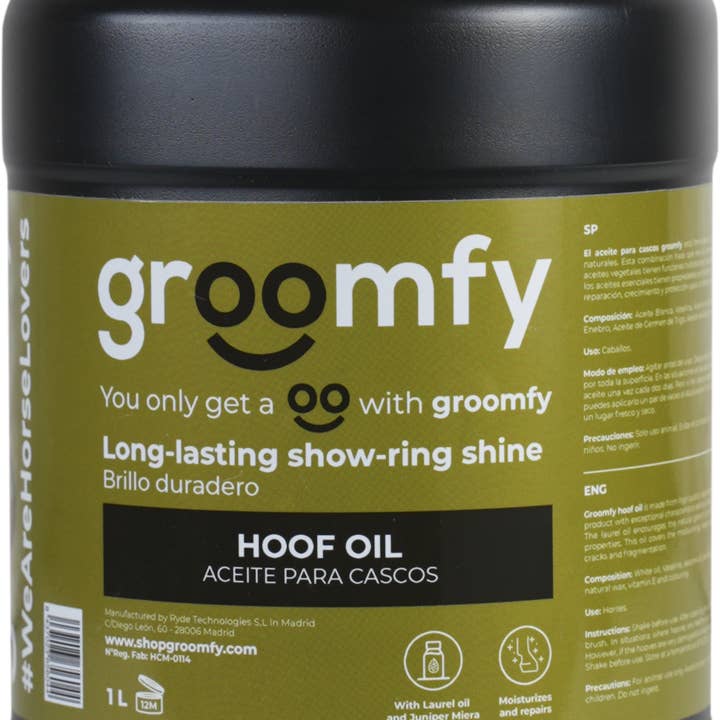 GROOMFY - Wholesale Horse Conditioner/Grooming Aid - Hoof oil for horses