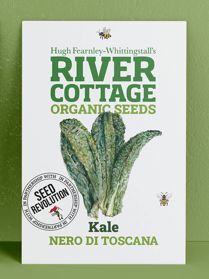 Organic Kale Seeds Nero Di Toscana | River Cottage for wholesale by Seed Revolution