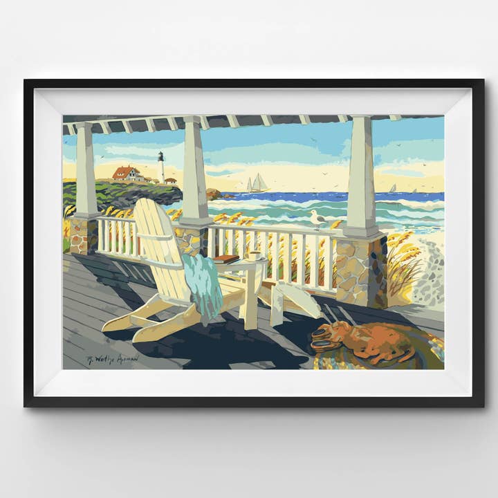 Winnie's Picks - Wholesale DIY Craft Kit - Beach and Sea decor - Christmas 2025 Gift Paint by Numbers