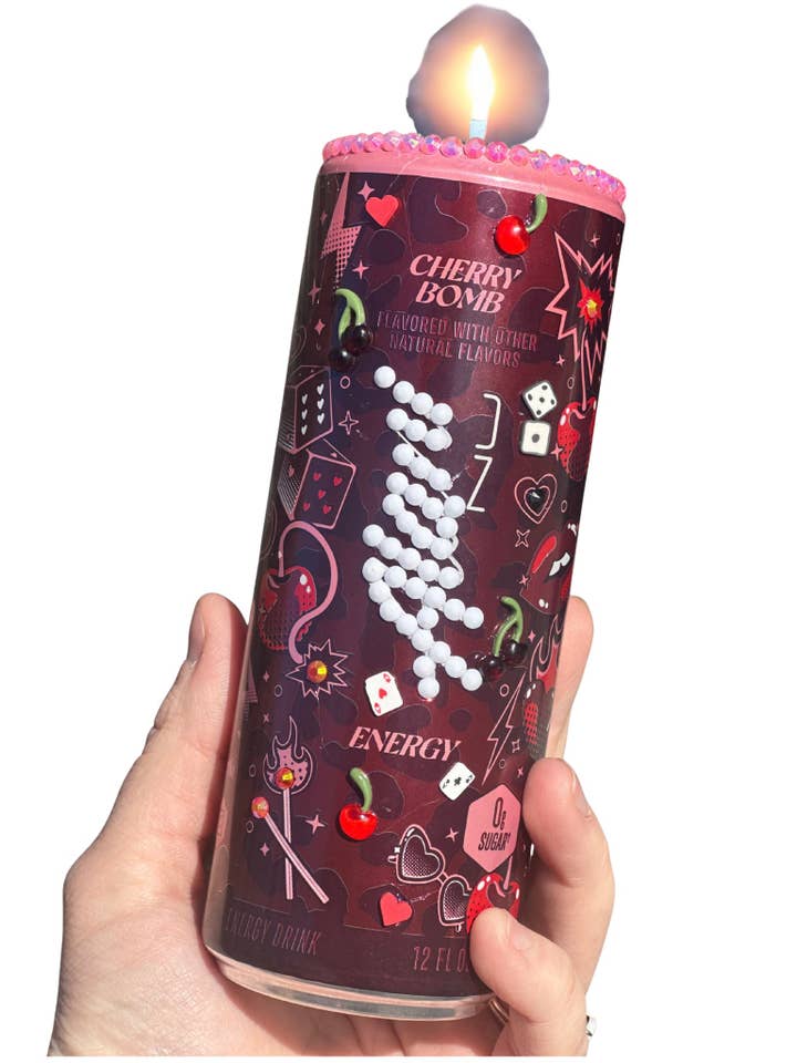 Bling Cherry B*mb Alani Candle for wholesale by Humble & Grind