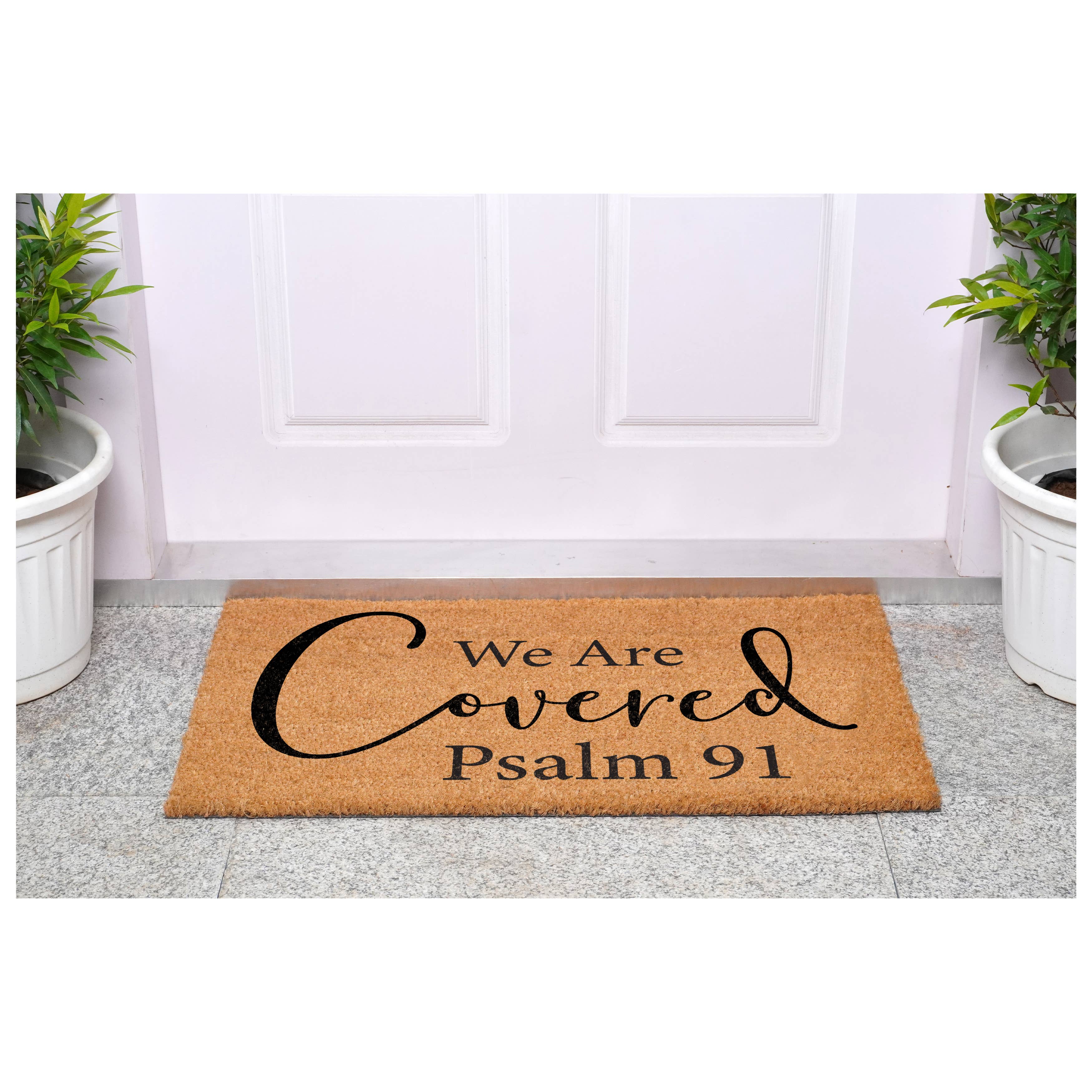 Calloway Mills - Wholesale Door Mat - We are Covered Psalm 911