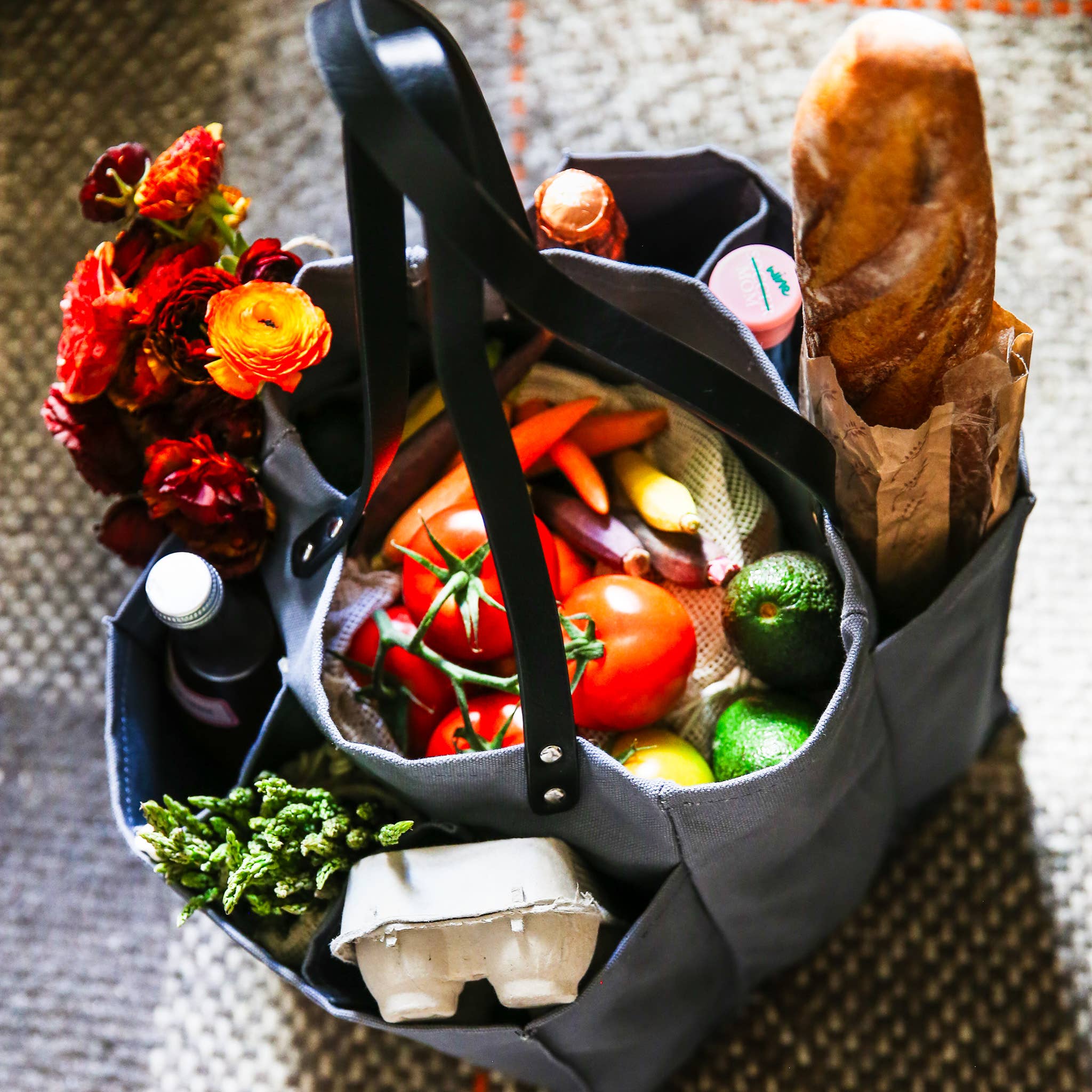 CapaBunga® - Wholesale Grocery/Shopping Bag - Heavy Canvas Tote Bag | Reusable Multi-Pocket Market Tote 1