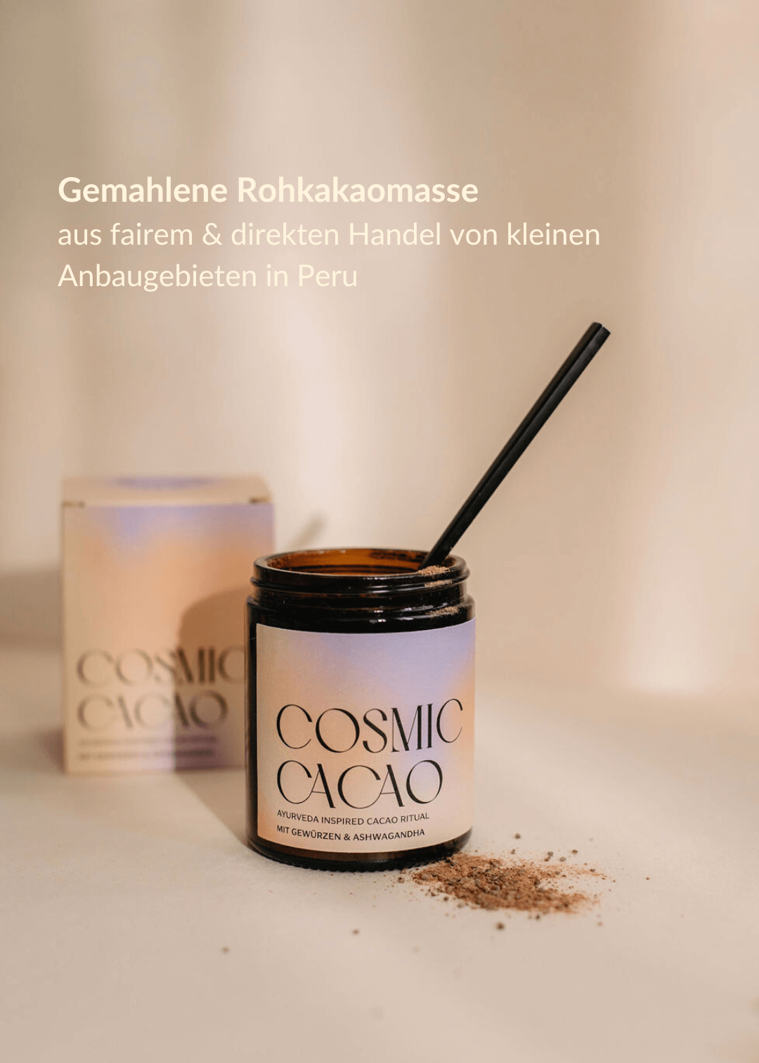 REMOVED BRAND - Venta al por mayor Preparado de chocolate caliente - COSMIC CACAO - Cacao Ayurveda con adaptógenos5