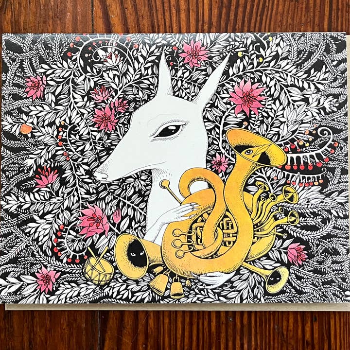 Carte de Note de Créature Musicale pour la vente par Fox & Comet