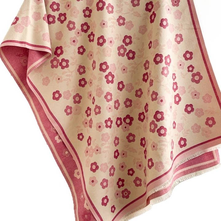 Funkyrel® Atzbranding Limited - Wholesale Scarf – Women's - Scarvii - Vintage Classic Floral Shawl & Scarf8